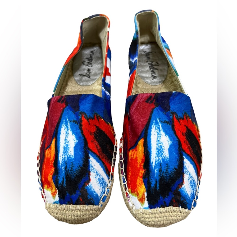 Sam Edelman Lynn Espadrilles Blue Multicolor Women’s Size 7